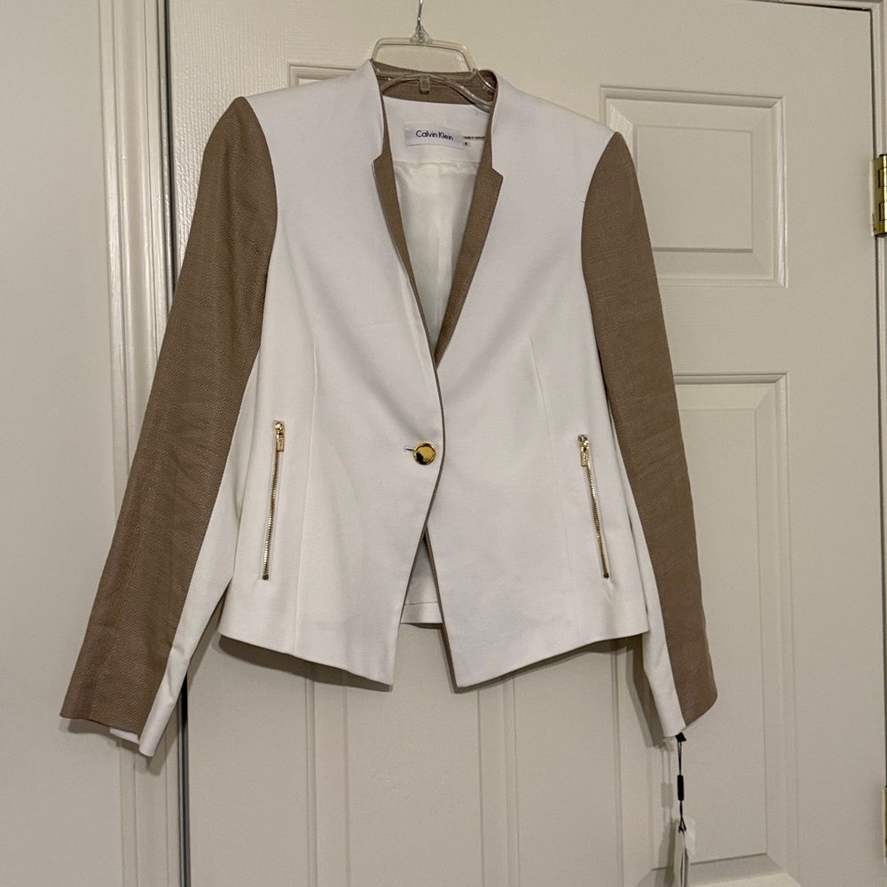 Calvin Klein color block jacket